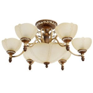 Plafoniera Chiaro Country Bologna 254012909