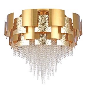 Plafoniera Chiaro Crystal Carmen 394011924