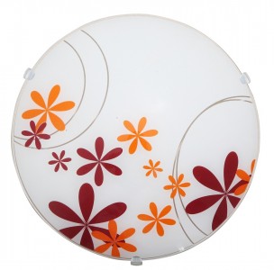 Plafoniera Iris 1896 Alb / Multicolor