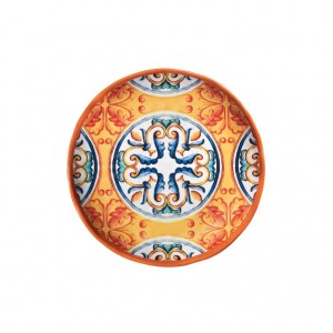 Farfurie desert, Medicea Orange Multicolor, Ø21,5 cm