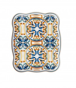 Platou pentru servire din portelan, Medicea Rosone, L19xl15,5 cm