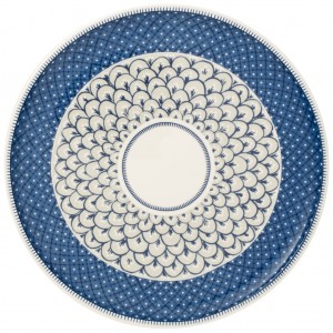Platou pentru servire pizza, din portelan, Casale Blu Alb / Albastru, Ø32 cm, Villeroy & Boch