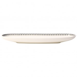 Platou servire baghete, din portelan, Casale Blu Alb / Albastru, L44xl14,5 cm, Villeroy & Boch