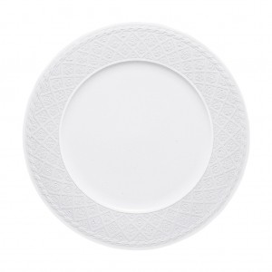 Platou servire din portelan, Cellini Alb, Ø30,7 cm, Villeroy & Boch