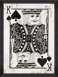 Tablou Framed Art Play Cards IV