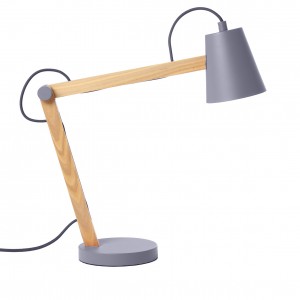 Lampa de birou Play Grey Matt / Nature