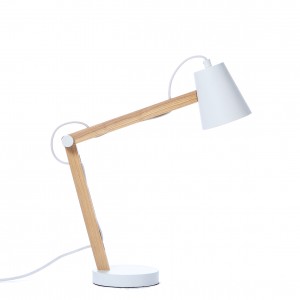 Lampa de birou Play White Matt / Nature