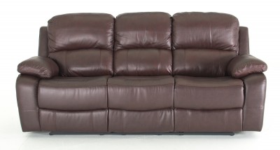 Canapea 3 locuri recliner Primo Brown 