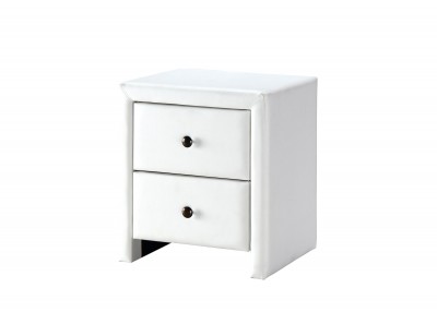 Noptiera tapitata Primera White, l48xA41xH54 cm