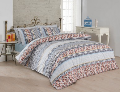 Lenjerie de pat Ranforce Prizma V1 