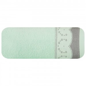 Prosop baie din bumbac Tina Verde Mint