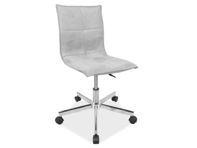 Scaun de birou ergonomic, tapitat cu stofa Qwin-M2 Grey, l42xA40xH80-90 cm