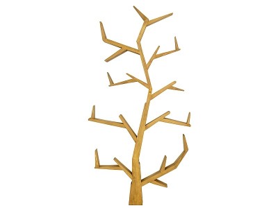 Raft din lemn de pin, Portos S Tree Natural, l104xA15xH197 cm