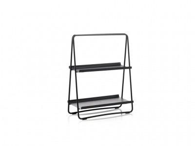 Raft din metal Denmark 13612 Negru, l43xA23xH58 cm, Villa Collection