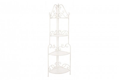 Raft pliabil pentru gradina / terasa, din metal, Emily Corner Tall Crem, L48xl35xH165,5 cm