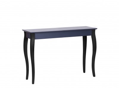 Consola din lemn de fag si MDF Lillo Large Graphite / Black, l105xA35xH74 cm