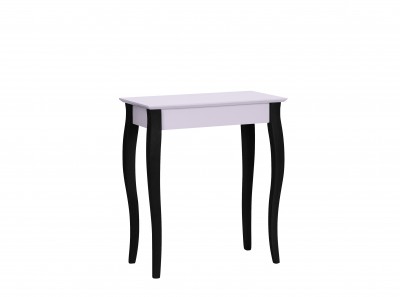 Consola din lemn de fag si MDF Lillo Small Dusky Pink / Black, l65xA35xH74 cm