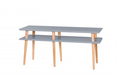 Comoda Mugo Dark Grey, l119xA40xH45 cm