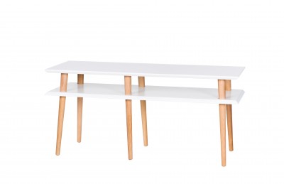 Comoda Mugo White, l119xA40xH45 cm