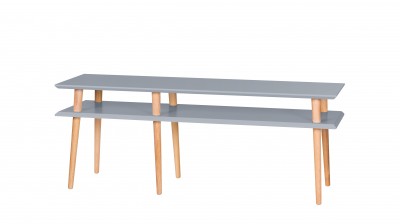 Comoda Mugo Dark Grey, l139xA40xH45 cm