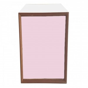Dulap modular Pixel Dusky Pink / White, l40xA40xH80 cm