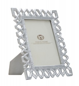 Rama foto decorativa din polirasina Cornice Classic Argintiu, 23 x 28 cm