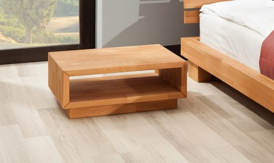 Noptiera Rasta natural din lemn masiv de fag, l50xA35xH20 cm