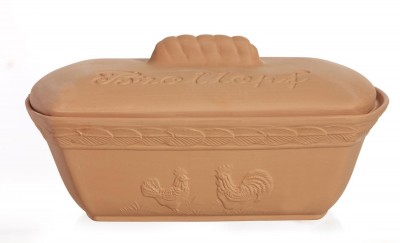 Recipient din ceramica Natural, Bread, 33x23 cm