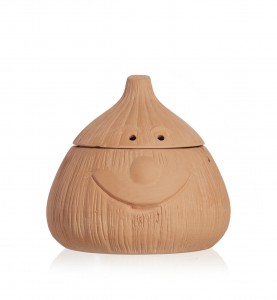 Recipient din ceramica Natural, Garlic, Ø 15 cm