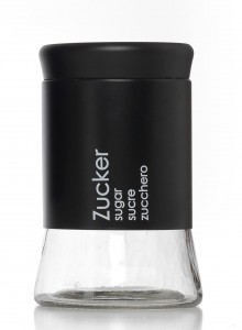 Recipient pentru zahar Cantina Black, Flirt, 1 L