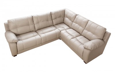 Coltar tapitat cu piele Re-lax Beige