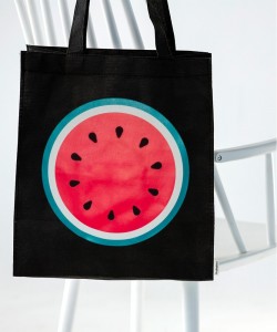 Sacosa din bumbac Dark Watermelon