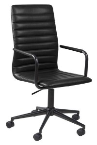 Scaun de birou directorial Winslow Negru, l45xA58xH103 cm