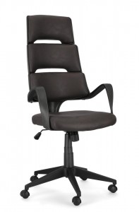 Scaun de birou ergonomic, tapitat cu stofa Bart Negru, l62xA62,5xH117,5-125,5 cm