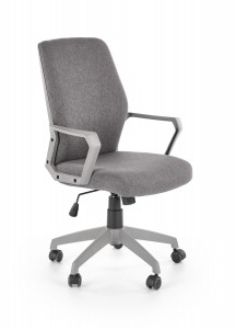 Scaun de birou ergonomic, tapitat cu stofa Skott Gri, l58xA59xH98-104 cm