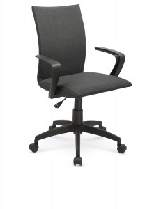 Scaun de birou ergonomic, tapitat cu stofa Tedros Gri, l59xA57xH87-96 cm