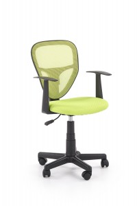 Scaun de birou pentru copii, tapitat cu stofa Sophilia Verde, l52xA50xH80-91 cm