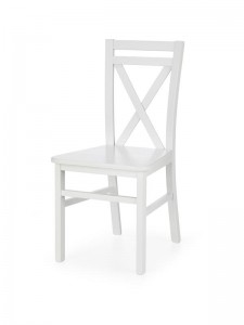 Scaun din lemn de fag si MDF Darien White, l44,5xA49xH90 cm