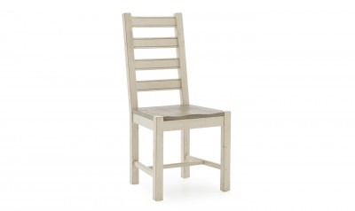 Scaun din lemn de pin Croft Assy Antique White, l47,5xA53,6xH104,6 cm