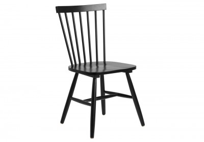 Scaun din lemn Riano Negru, l48,5xA48xH86 cm