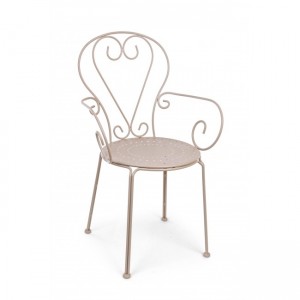 Scaun din metal Ettienne Bej, l49xA49xH89 cm