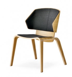 Scaun din lemn tapitat Ethore Medio PC, l61,5xA60xH80 cm