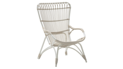 Fotoliu din rattan Monet White, l67xA81xH98 cm