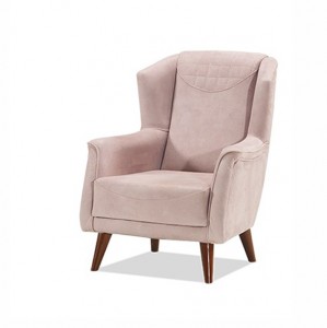 Fotoliu fix tapitat cu stofa Sella Ivoir K4, l78xA88xH98 cm