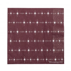 Servetele de hartie Napkin Red, 33 x 33 cm