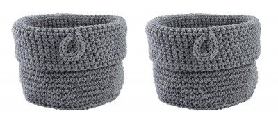 Set 2 cosuri tricotate pentru depozitare Roll, Ø 11xH13 cm, Zone Denmark