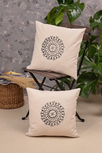 Set 2 fete de perna din bumbac, Modif Nude, 44 x 44 cm