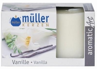 Set 2 Lumanari parfumate Votive Vanilie, Ø3,8xH4,2 cm