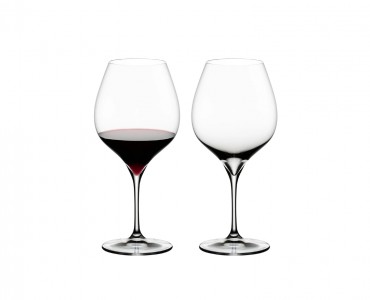 Set 2 pahare pentru vin, din cristal Grape Pinot Noir / Nebbiolo Clear, 700 ml, Riedel