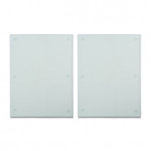 Set 2 placi din sticla, protectie plita, Transparent XL, l40xA52 cm